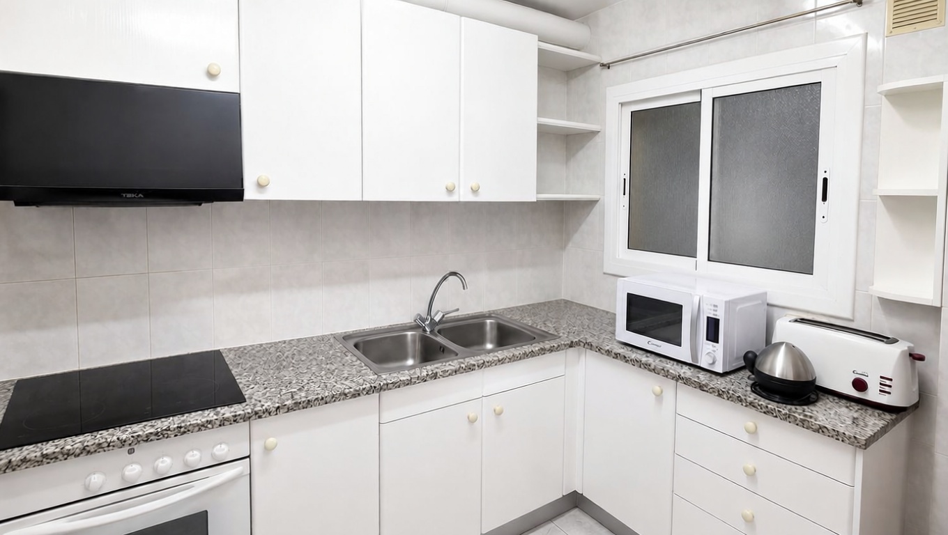 Appartement à vendre pieds dans l'eau à Barcelona — Cuisine