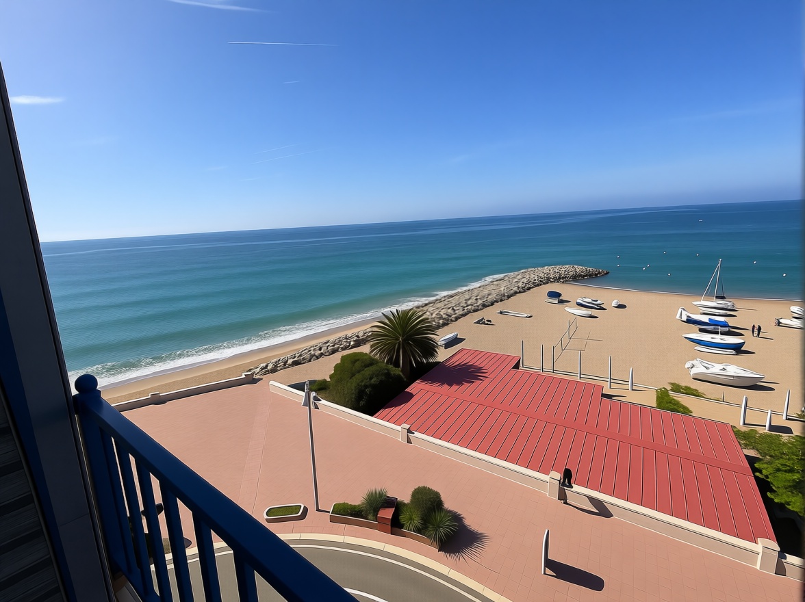 Дуплекс на продажу на первой линии пляжа в Barcelona — Морской вид