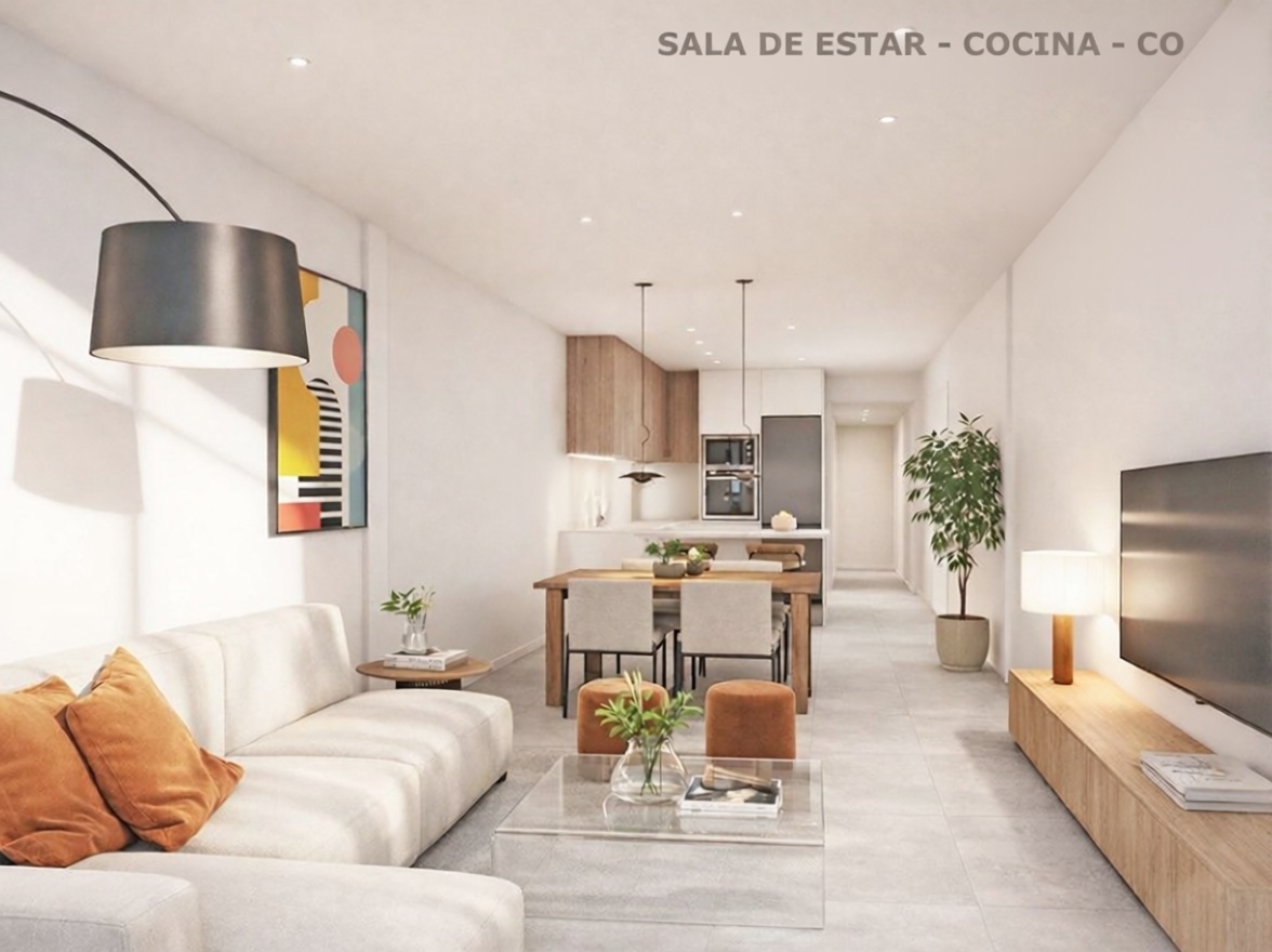 Квартира на продажу на первой линии пляжа в Arenys de Mar — Гостиная
