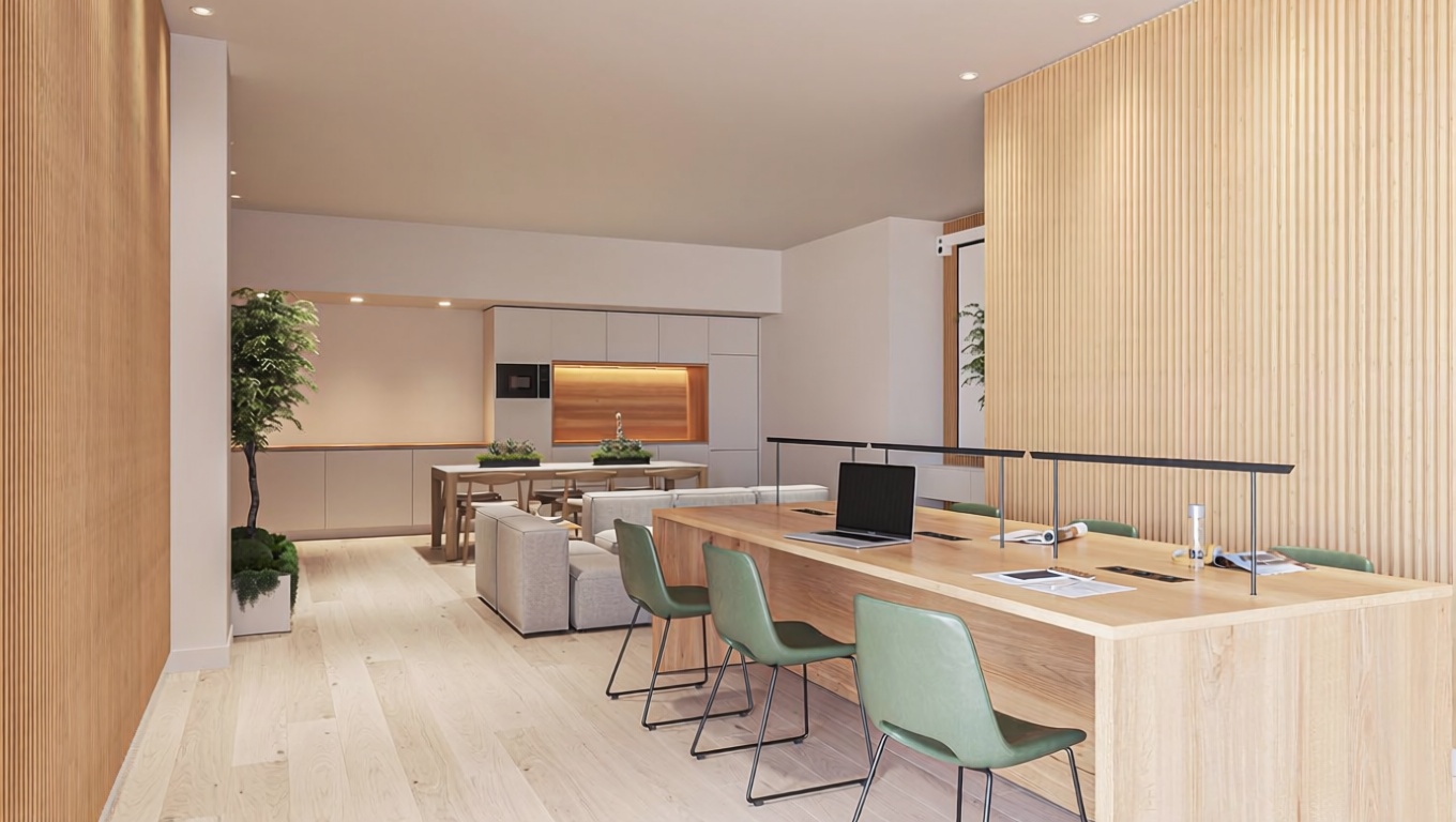 Piso en venta en primera línea de playa en Mataró — Salón