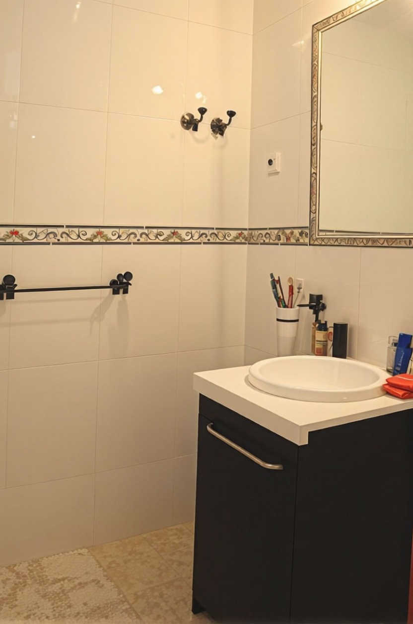 Ático à venda em primeira linha de mar em Premià de Mar — Casa banho