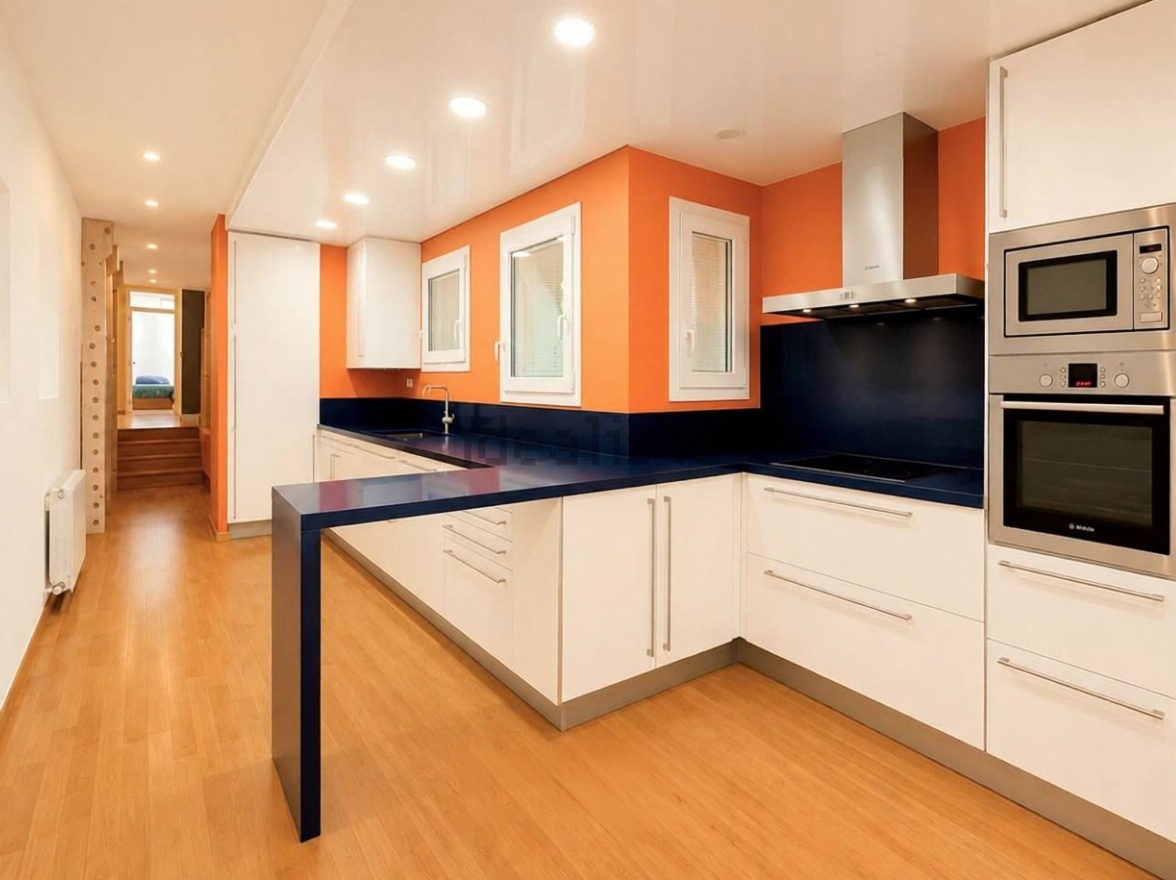 Apartamento à venda pé na areia em El Masnou — Cozinha