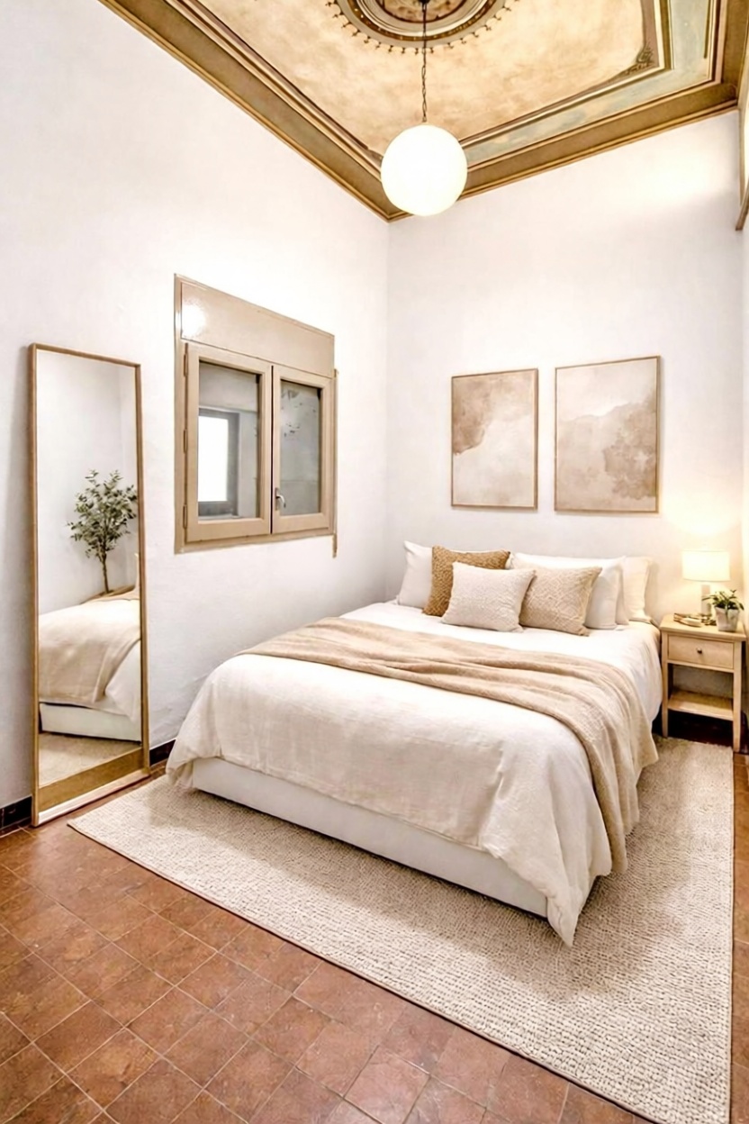 Flat for sale frontline beach in El Masnou — Bedroom