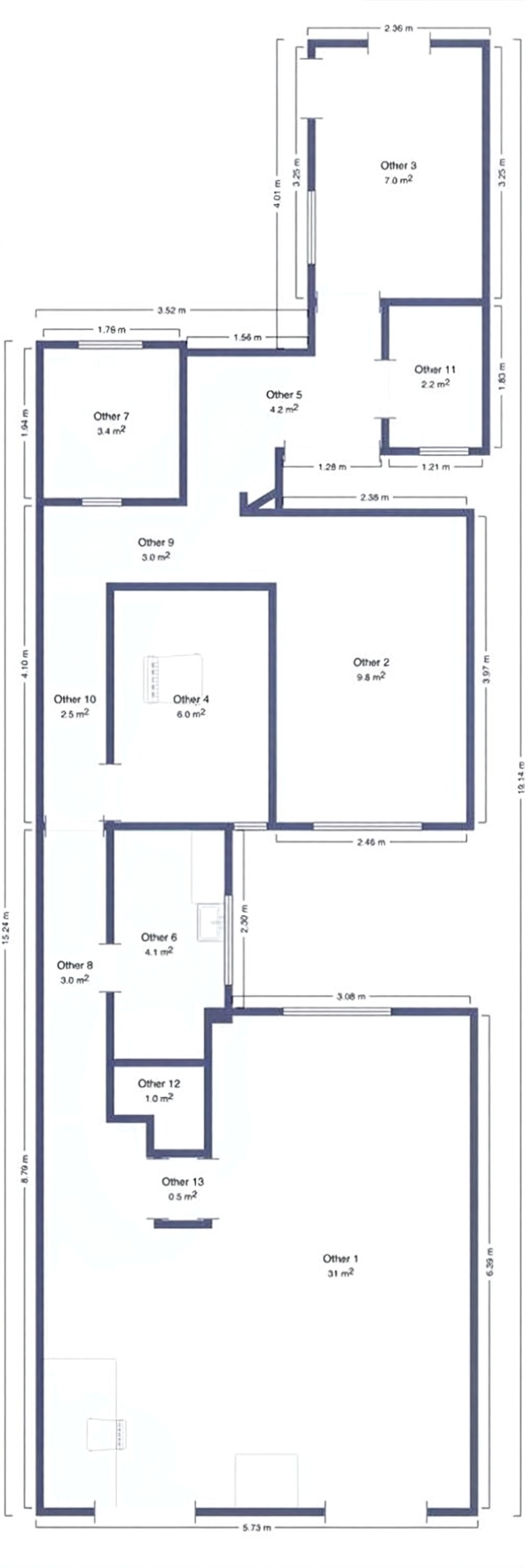 Flat for sale frontline beach in El Masnou — Bathroom