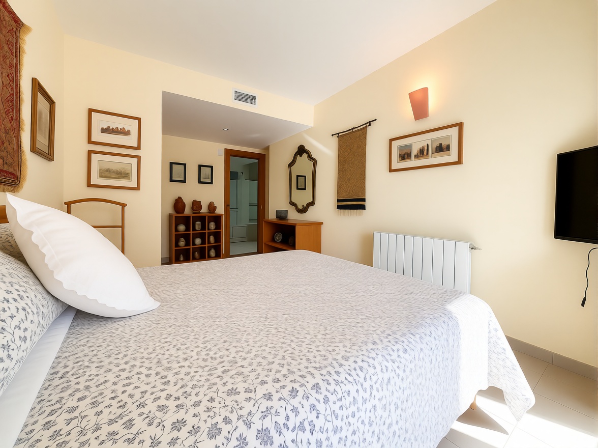 Apartamento à venda pé na areia em Badalona — Quarto