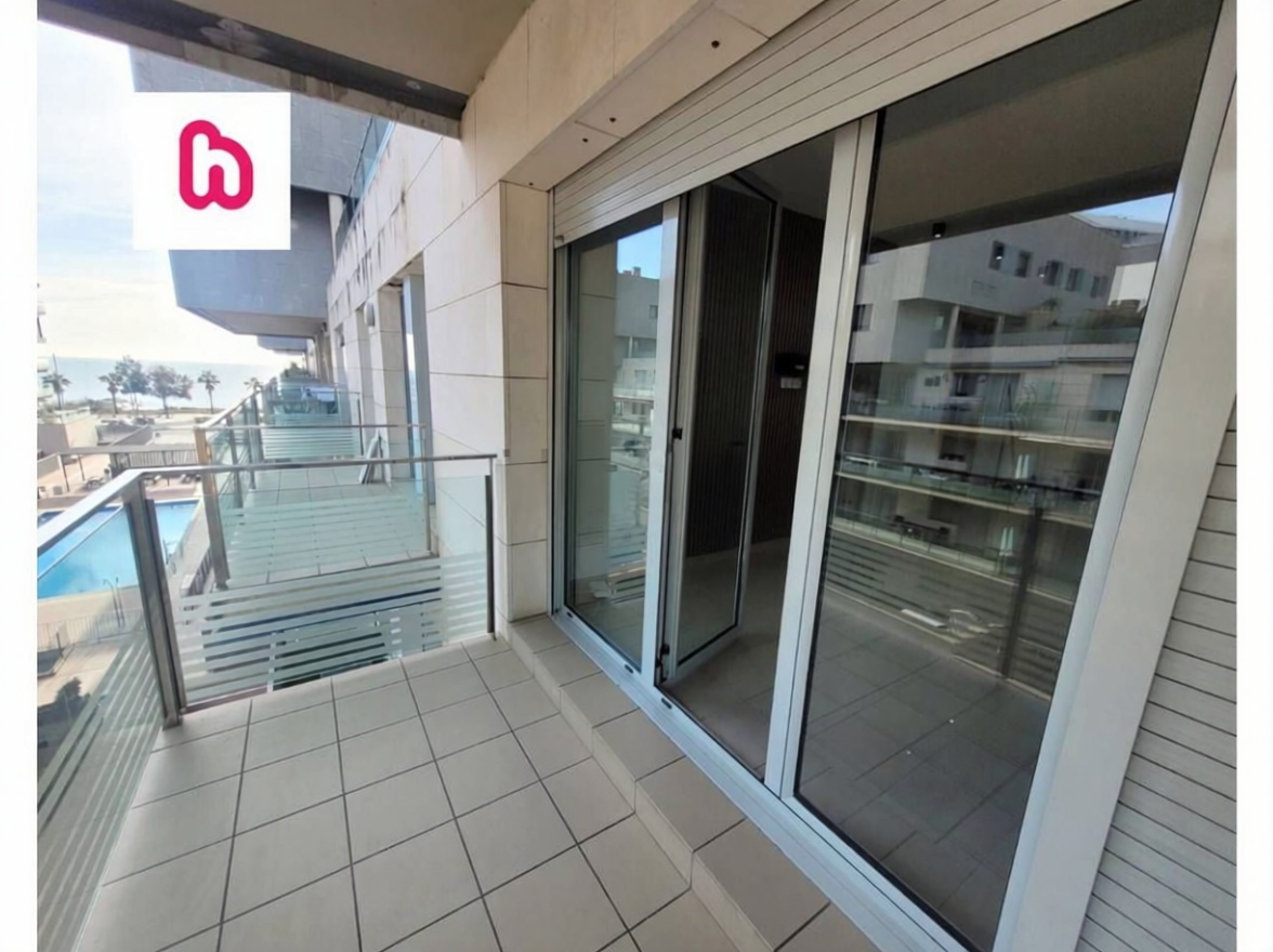 Apartamento à venda pé na areia em Badalona — Terraço mar
