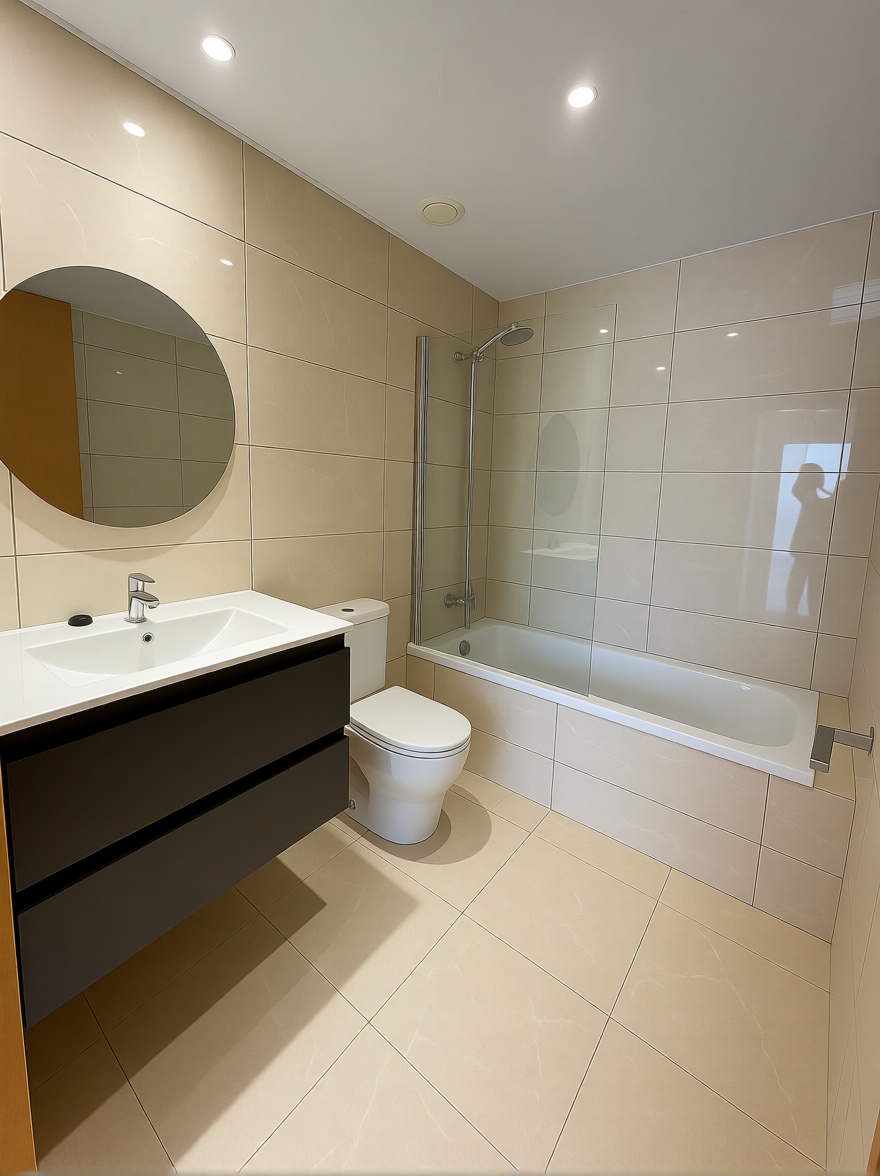 Apartamento à venda pé na areia em Badalona — Casa banho