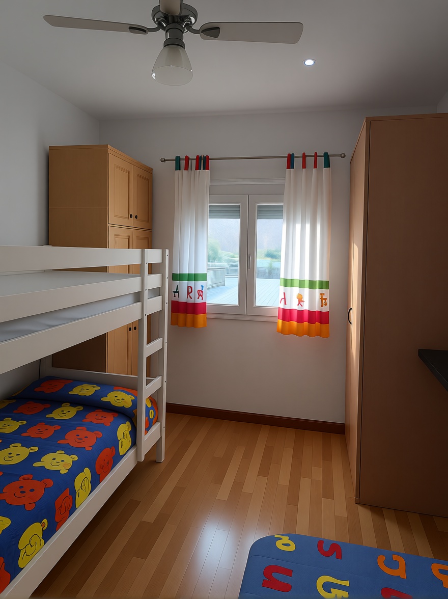 Attic for sale seafront in Badalona — Bedroom