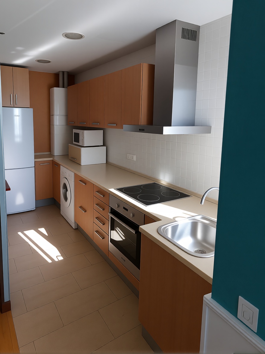 Attic for sale seafront in Badalona — Kitchen