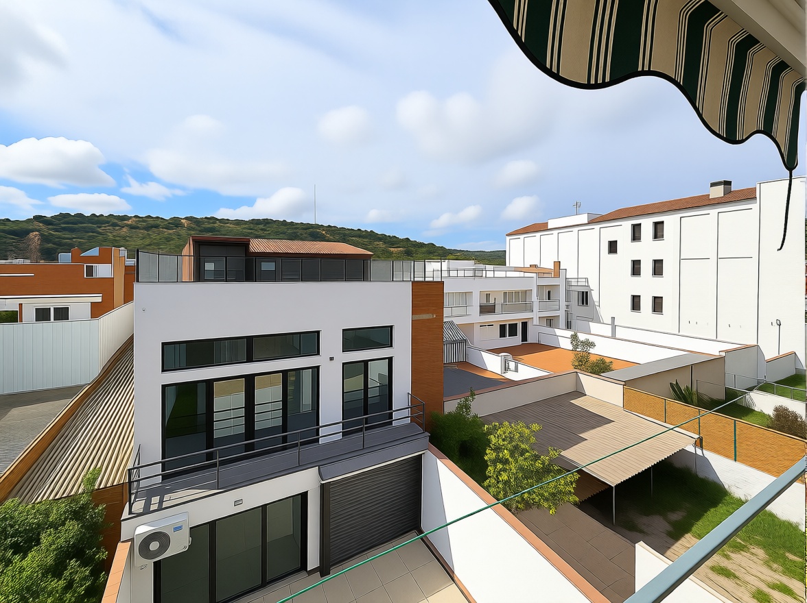 Flat for sale frontline beach in Badalona — Aerial
