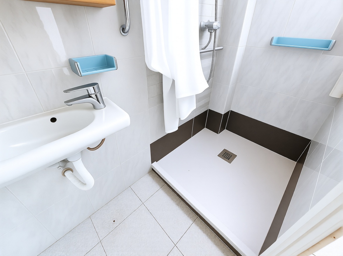 Flat for sale frontline beach in Badalona — Bathroom