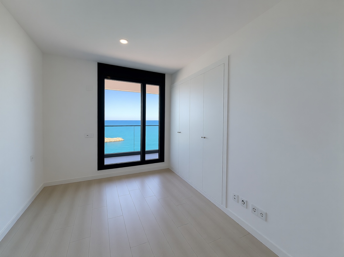 Flat for sale frontline beach in Badalona — Bathroom