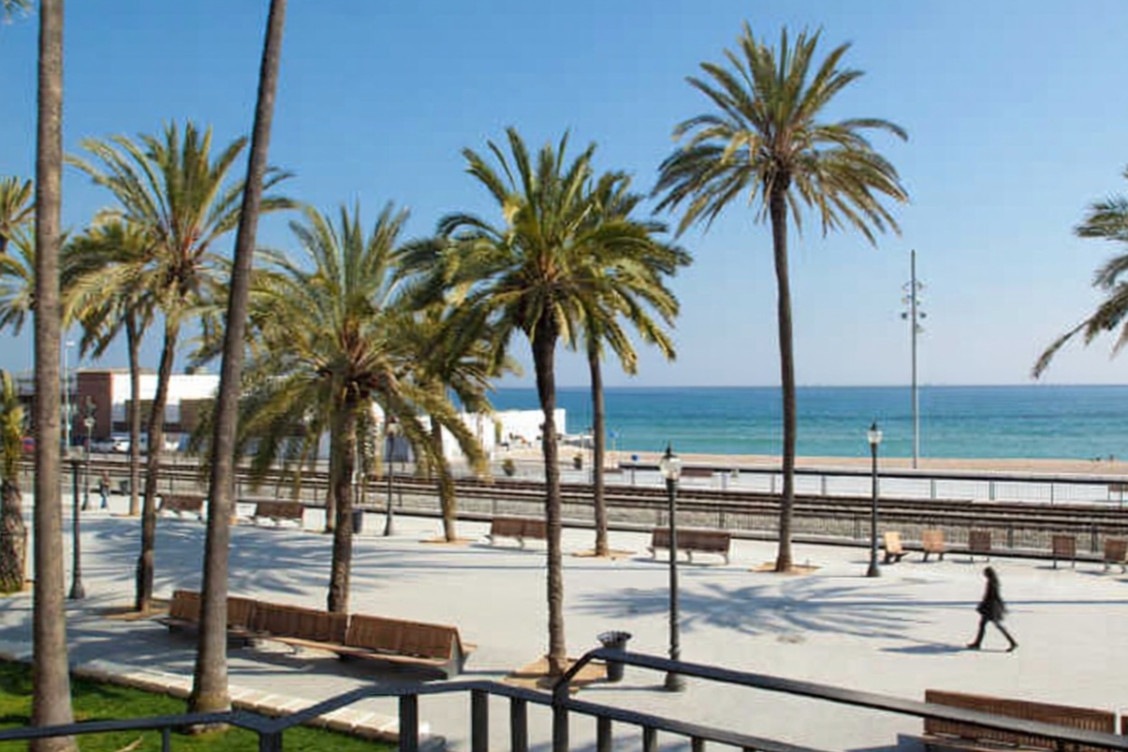 Beachfront flat in Badalona