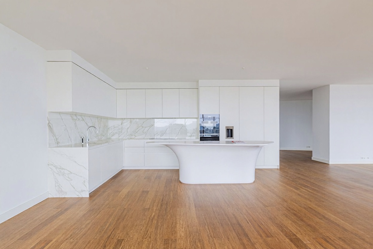 Piso en primera línea de playa en Barcelona — Cocina