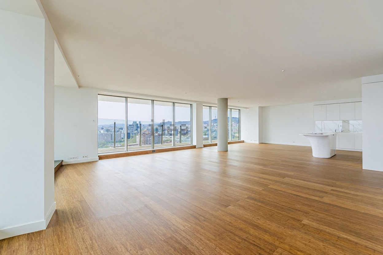 Piso en primera línea de playa en Barcelona — Salón