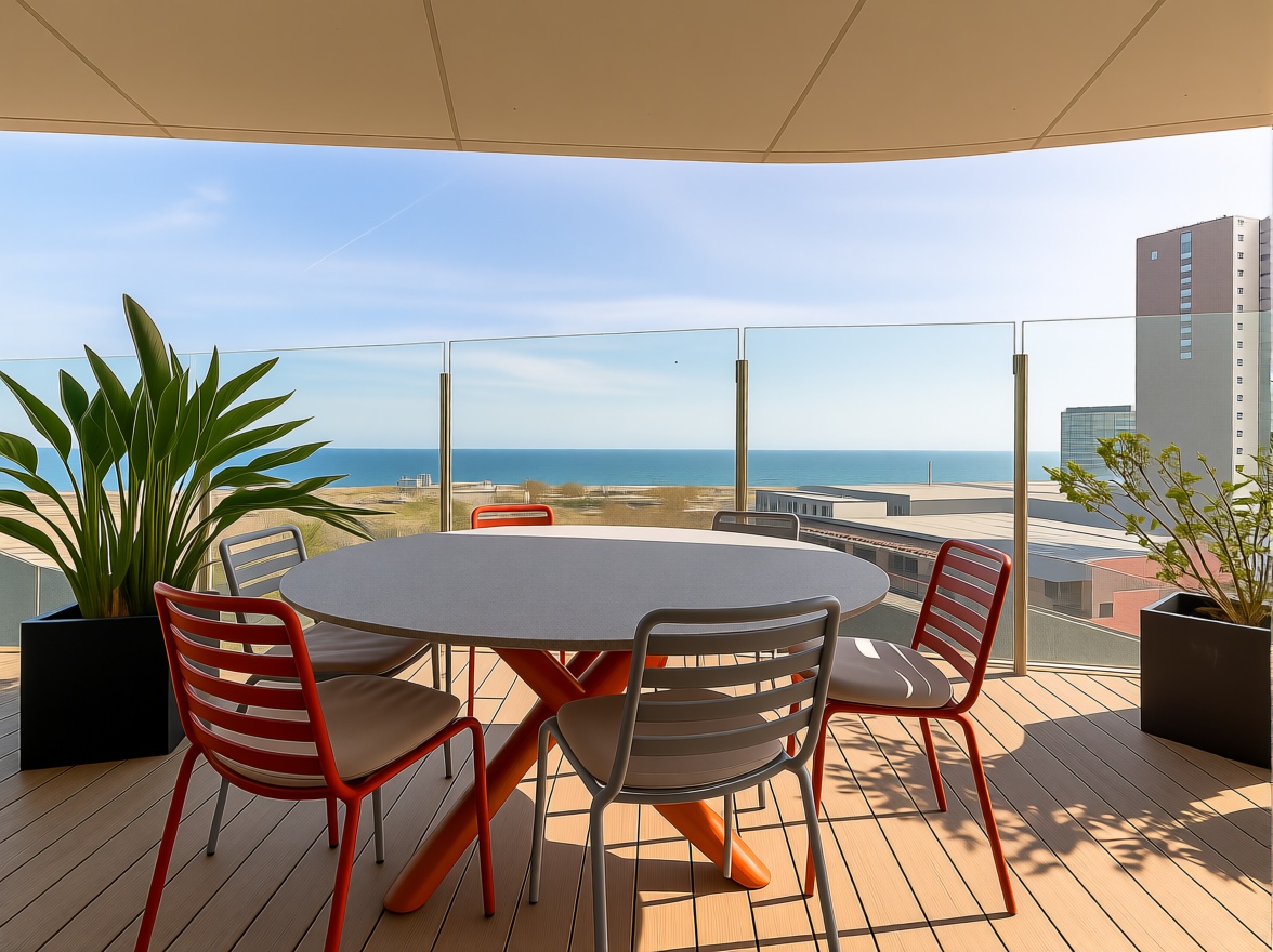 Piso en primera línea de playa en Barcelona — Terraza mar