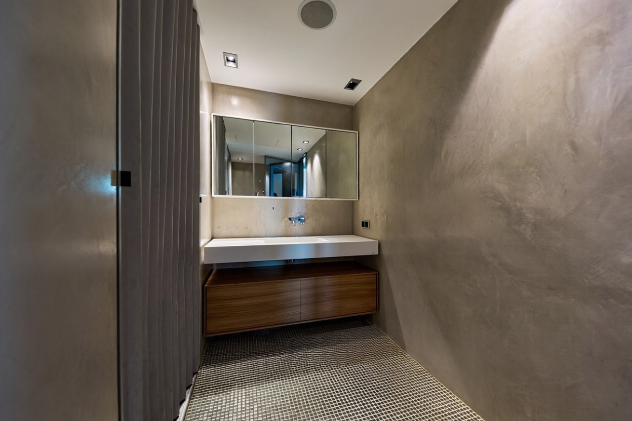 Flat for sale frontline beach in Barcelona — Bedroom