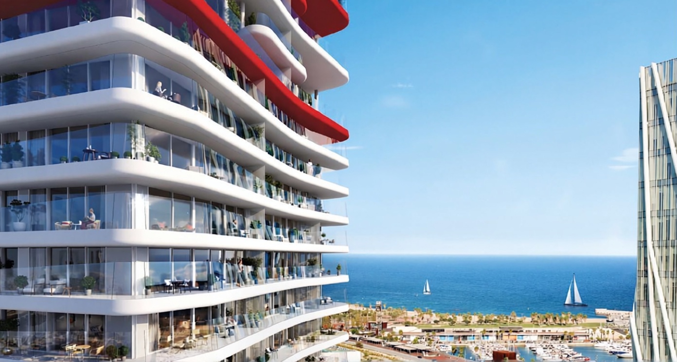 Квартира на продажу на первой линии пляжа в Barcelona — Морской вид