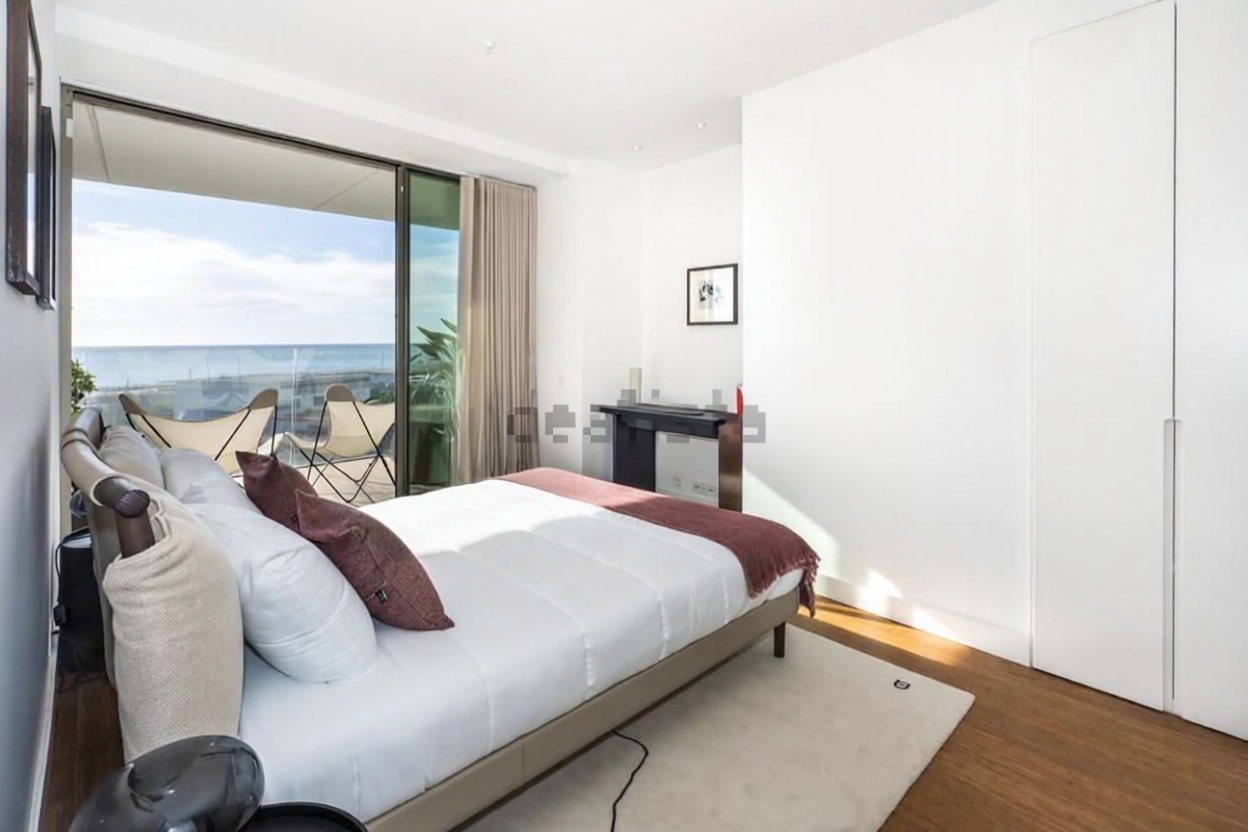 Wohnung in erste Strandlinie in Barcelona — Schlafzimmer