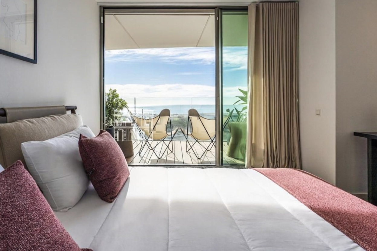 Wohnung in erste Strandlinie in Barcelona — Schlafzimmer