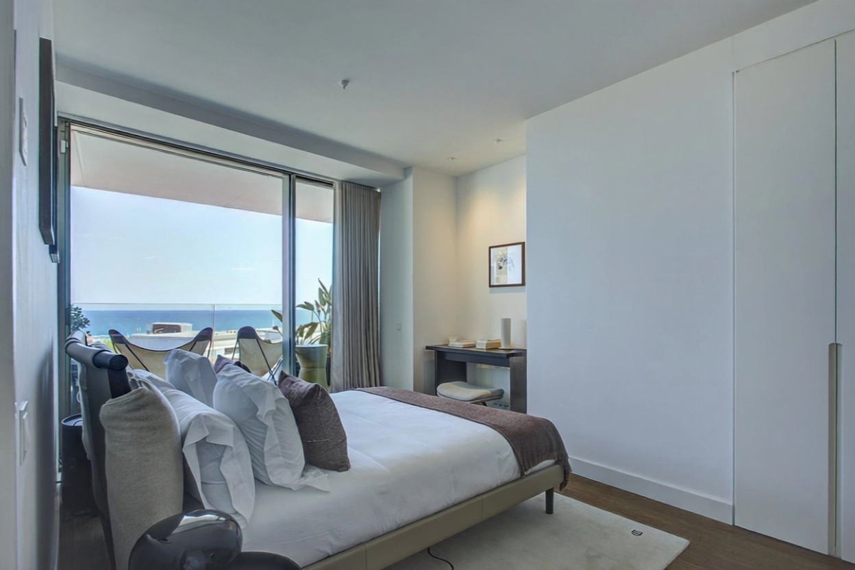 Wohnung in erste Strandlinie in Barcelona — Schlafzimmer