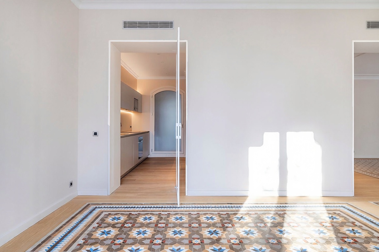 Wohnung zum Verkauf in direkter Strandlage in Barcelona — Küche