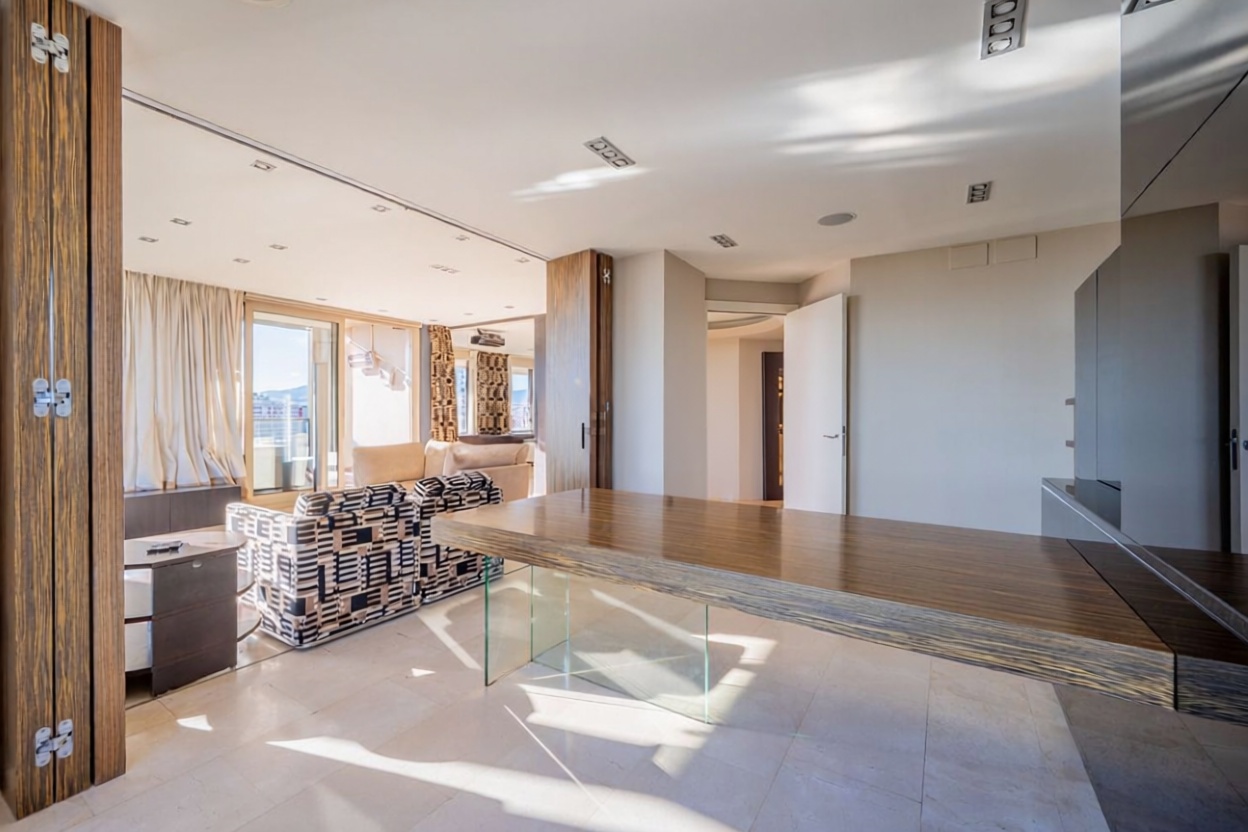 Wohnung zum Verkauf in direkter Strandlage in Barcelona — Küche