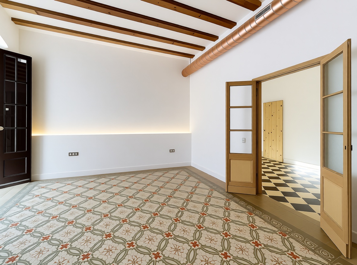 Wohnung zum Verkauf in direkter Strandlage in Barcelona — Bad