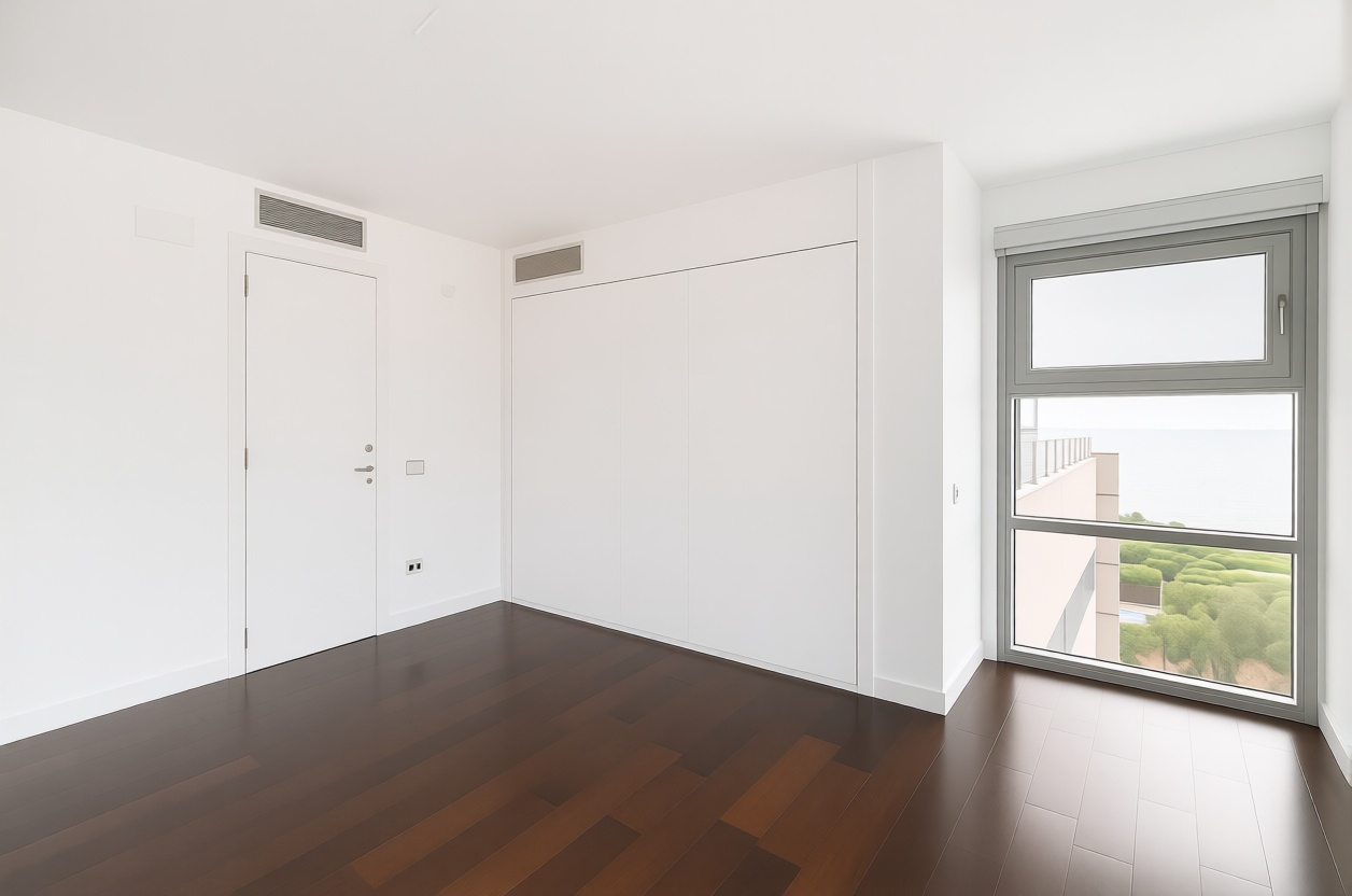 Dachgeschosswohnung zum Verkauf in erster Meereslinie in Barcelona — Schlafzimmer
