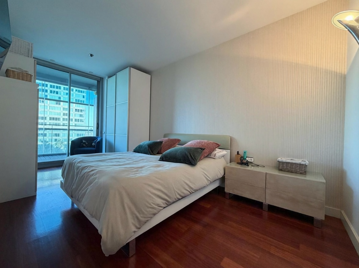 Wohnung in erste Strandlinie in Barcelona — Schlafzimmer