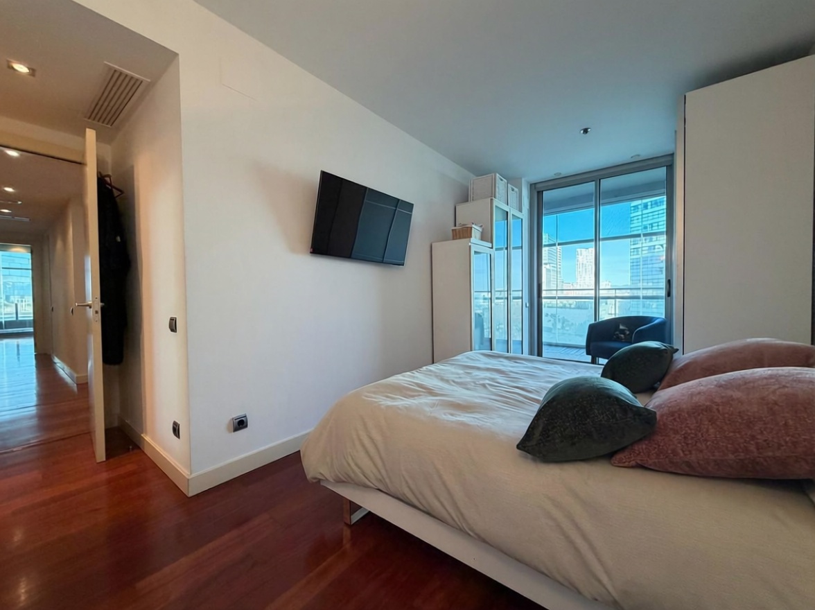 Wohnung in erste Strandlinie in Barcelona — Schlafzimmer