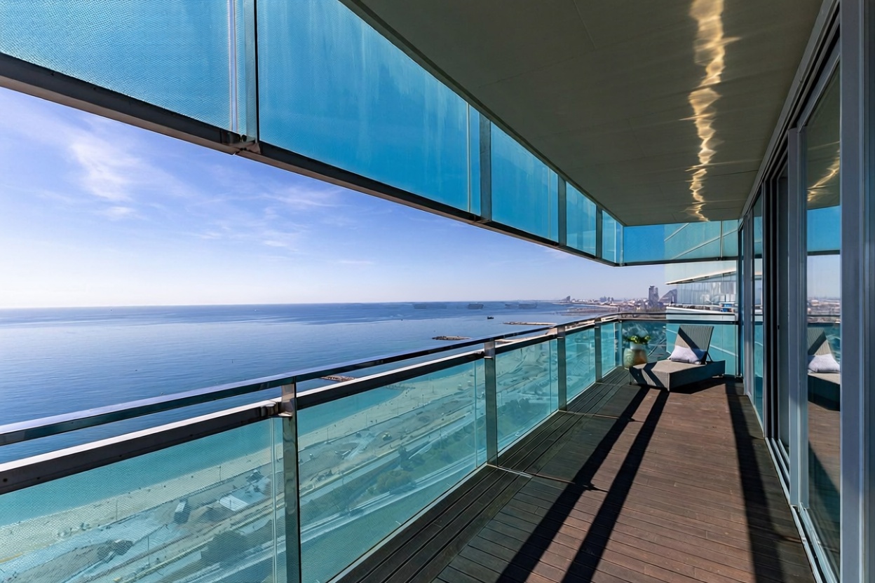 Wohnung zum Verkauf in direkter Strandlage in Barcelona