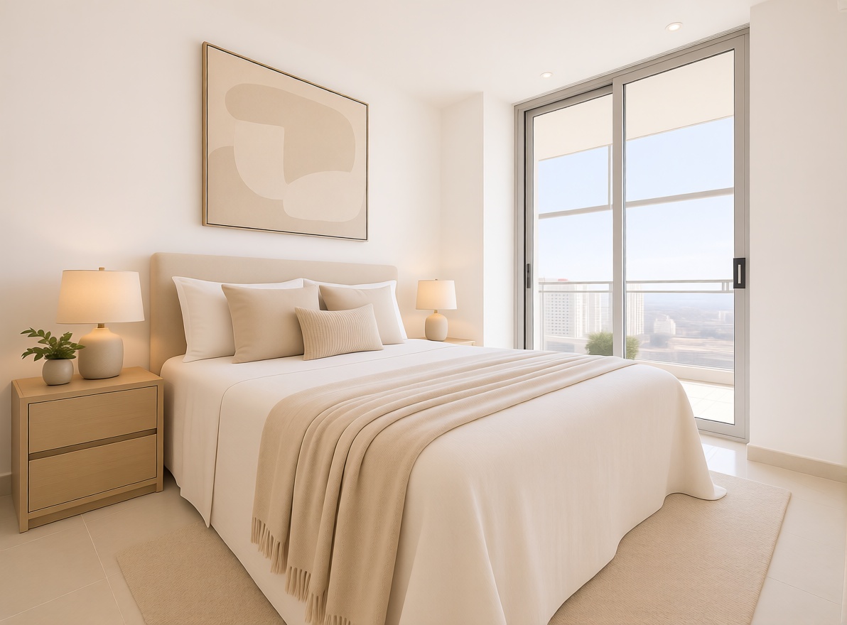 Piso en venta en primera línea de playa en Barcelona — Dormitorio