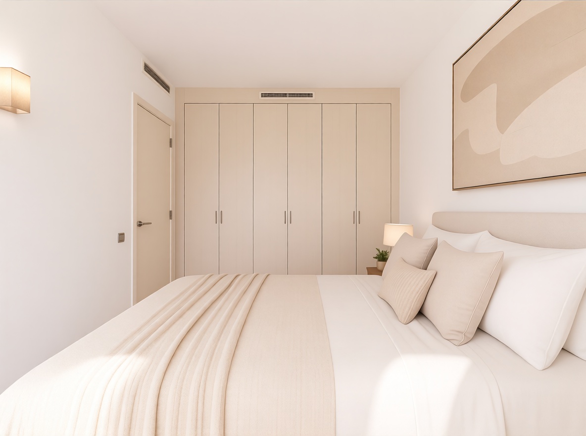 Piso en venta en primera línea de playa en Barcelona — Dormitorio