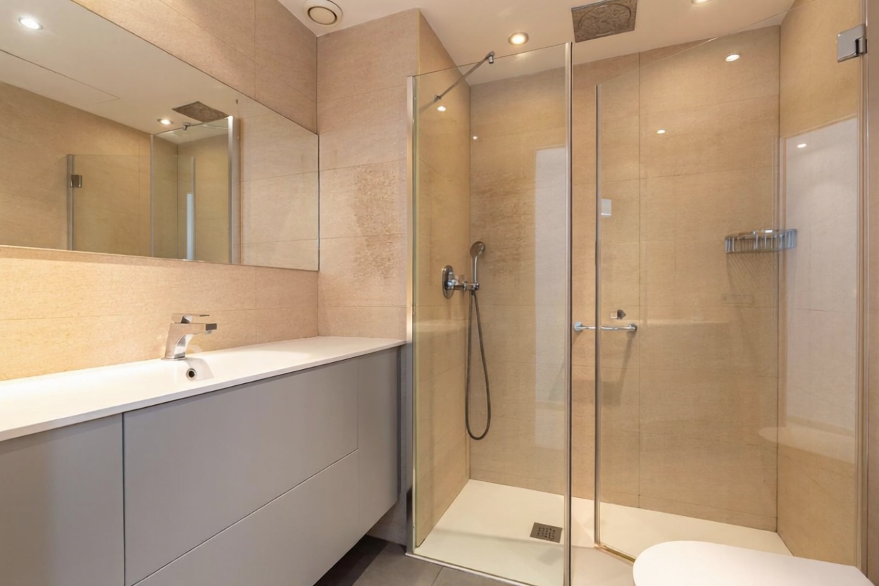 Flat for sale frontline beach in Barcelona — Kitchen