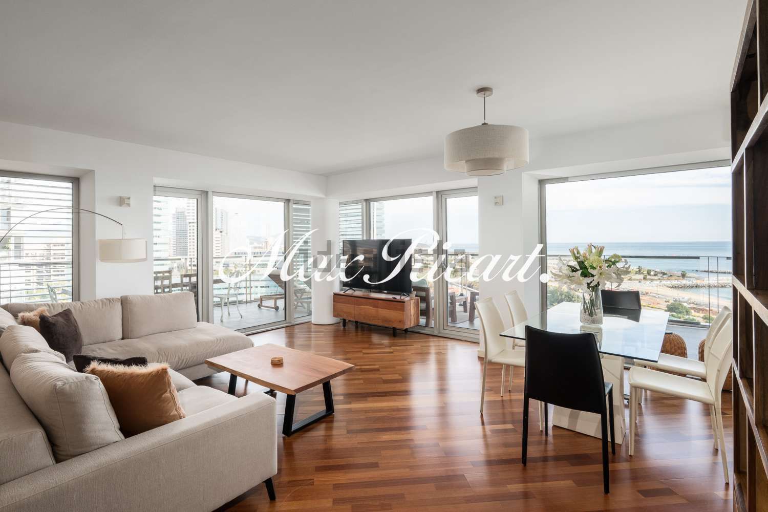 Piso en venta en primera línea de playa en Barcelona — Salón