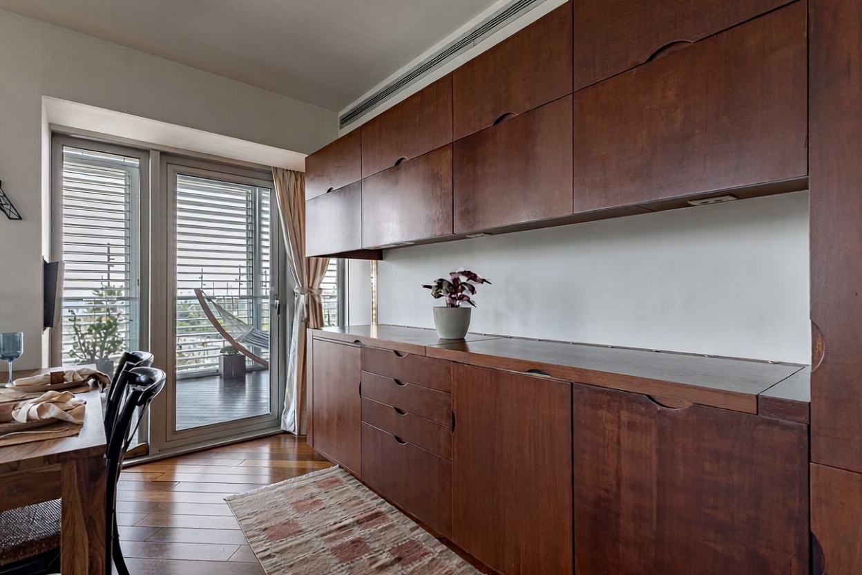 Piso en venta en primera línea de playa en Barcelona — Dormitorio