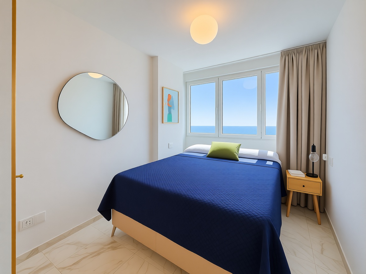 Flat for sale frontline beach in Barcelona — Bedroom