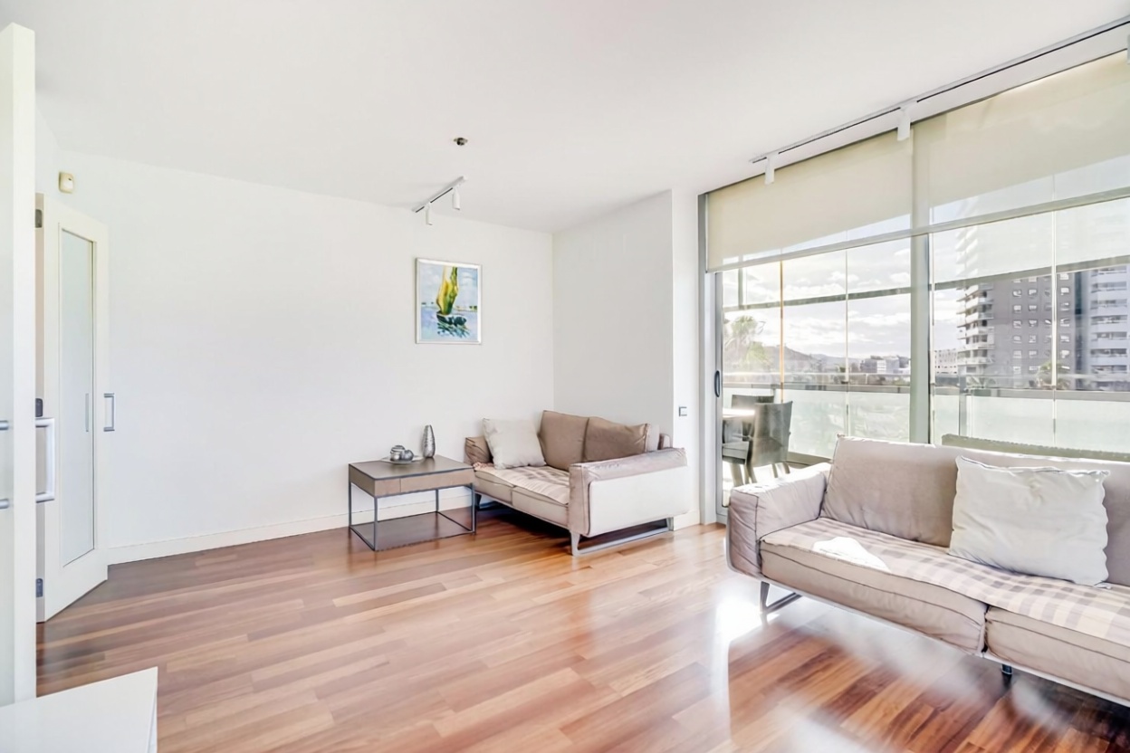 Wohnung in erste Strandlinie in Barcelona — Schlafzimmer