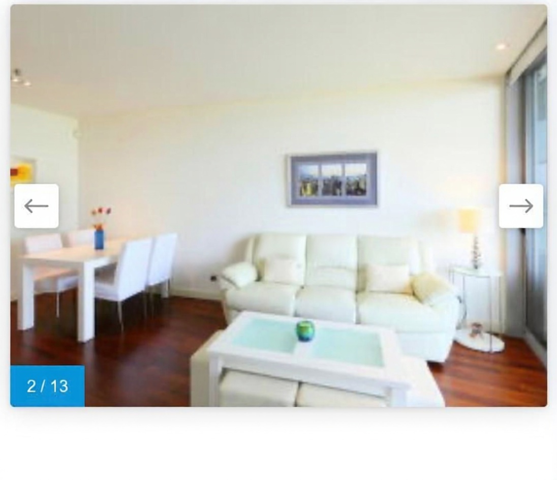 Piso en venta en primera línea de playa en Barcelona — Salón