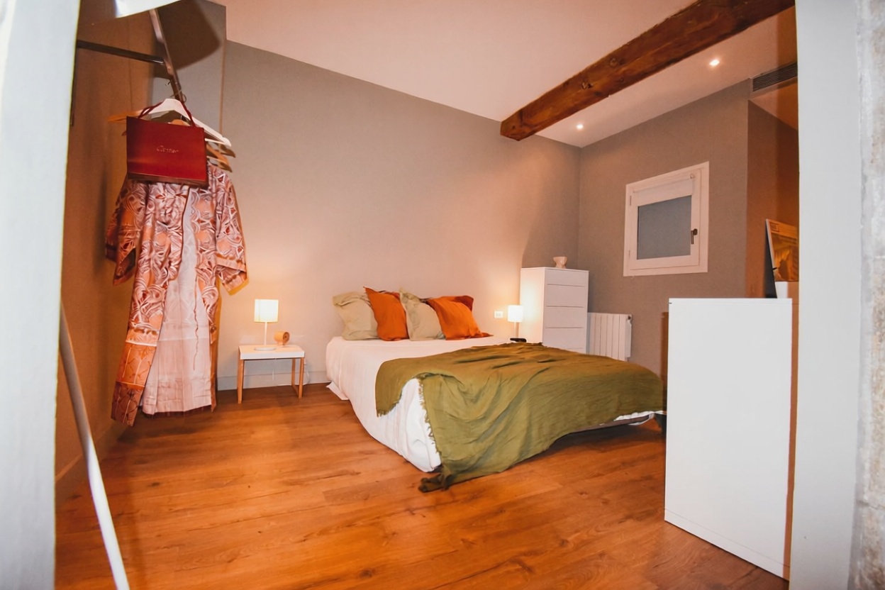 Wohnung in erste Strandlinie in Barcelona — Schlafzimmer