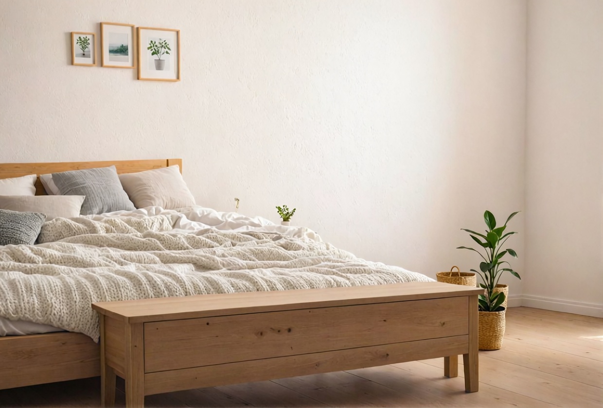 Flat for sale frontline beach in Barcelona — Bedroom