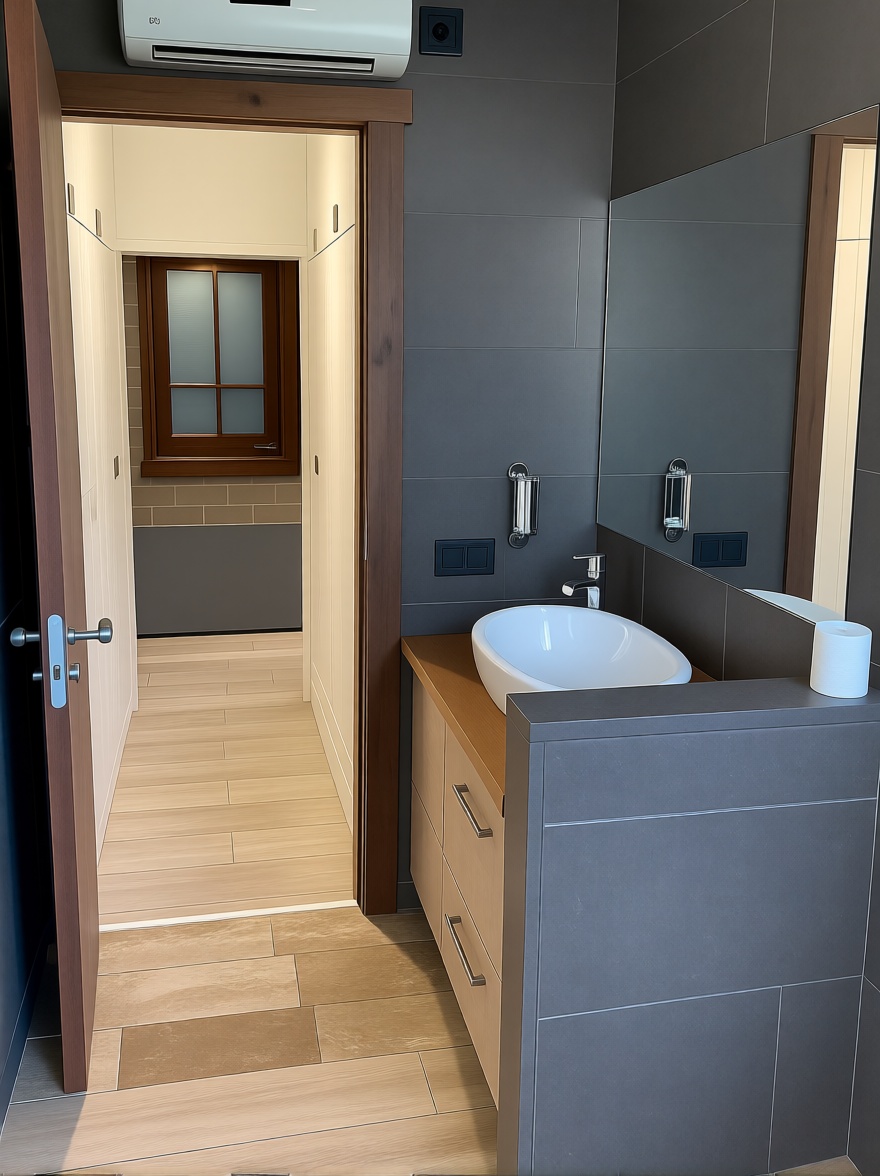 Piso en venta en primera línea de playa en Barcelona — Baño
