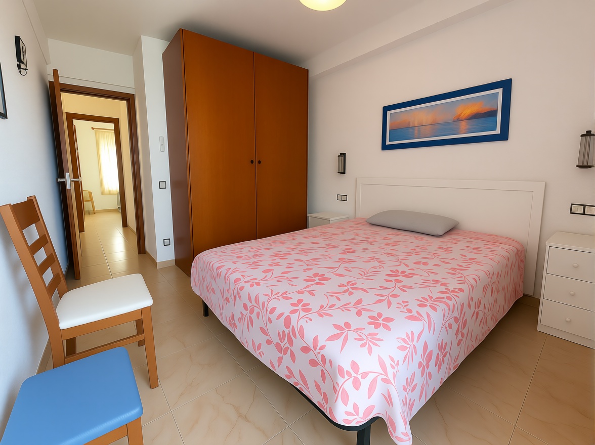 Flat for sale frontline beach in Cambrils — Bedroom
