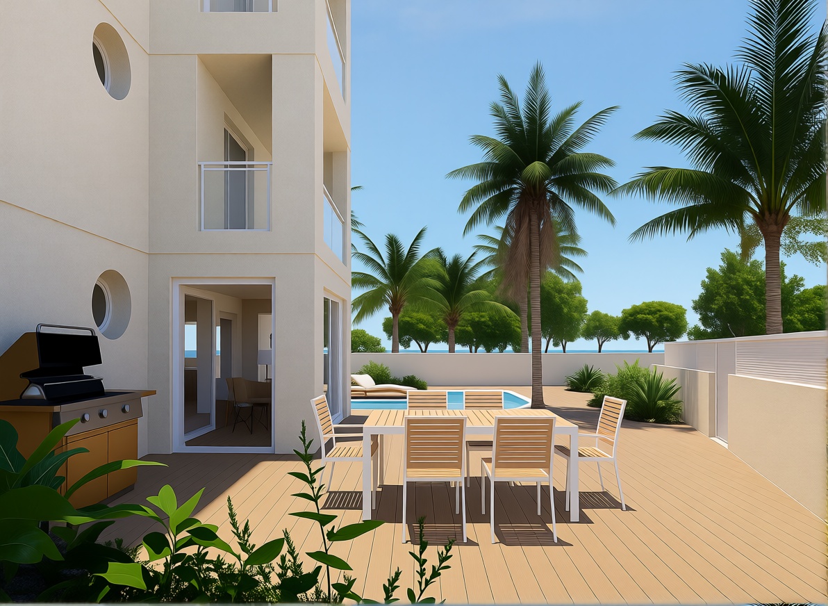 Appartement à vendre pieds dans l'eau à Cambrils — Terrasse mer
