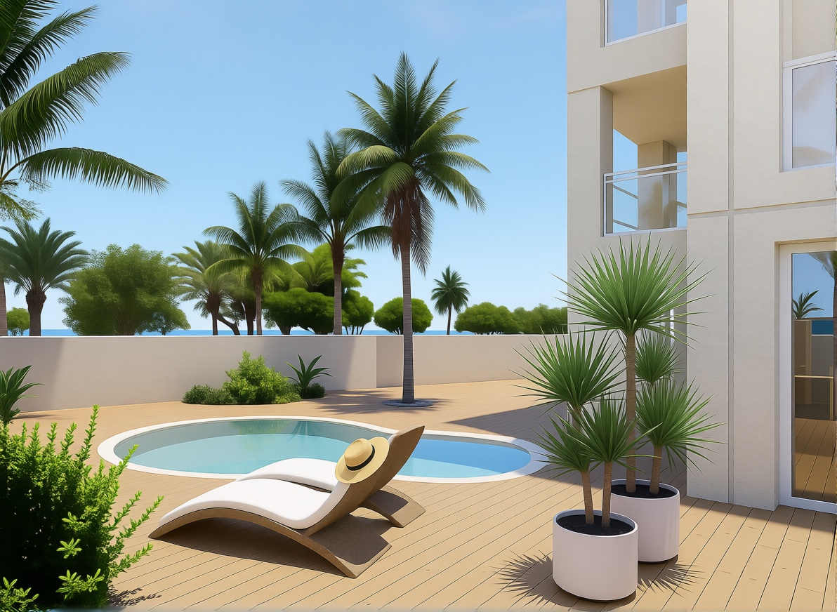 Appartement à vendre pieds dans l'eau à Cambrils — Terrasse mer