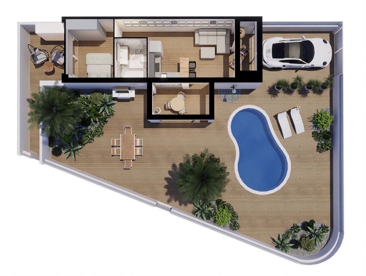Appartement à vendre pieds dans l'eau à Cambrils — Rejet