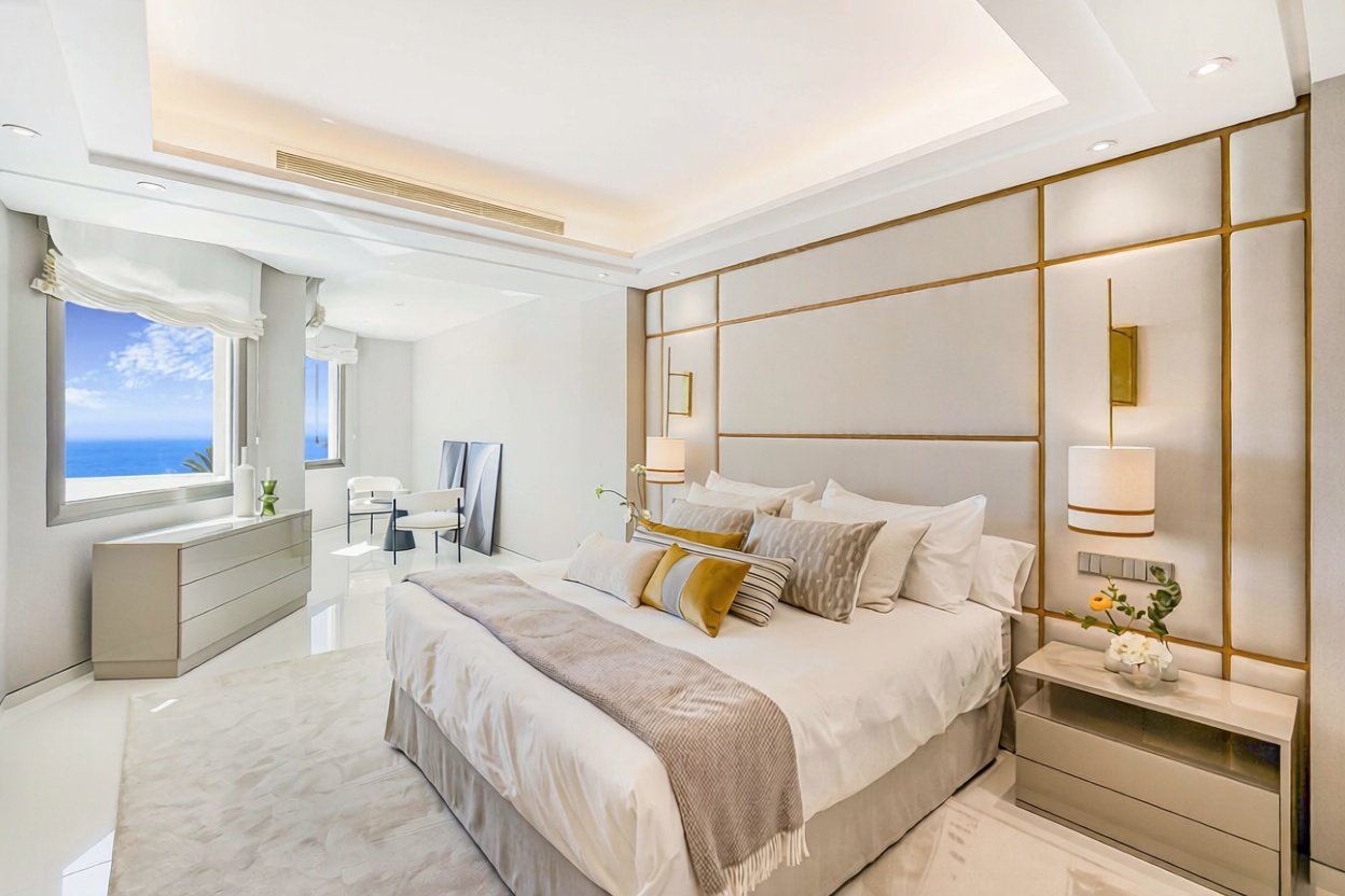 Appartement en première ligne de plage à Marbella — Chambre