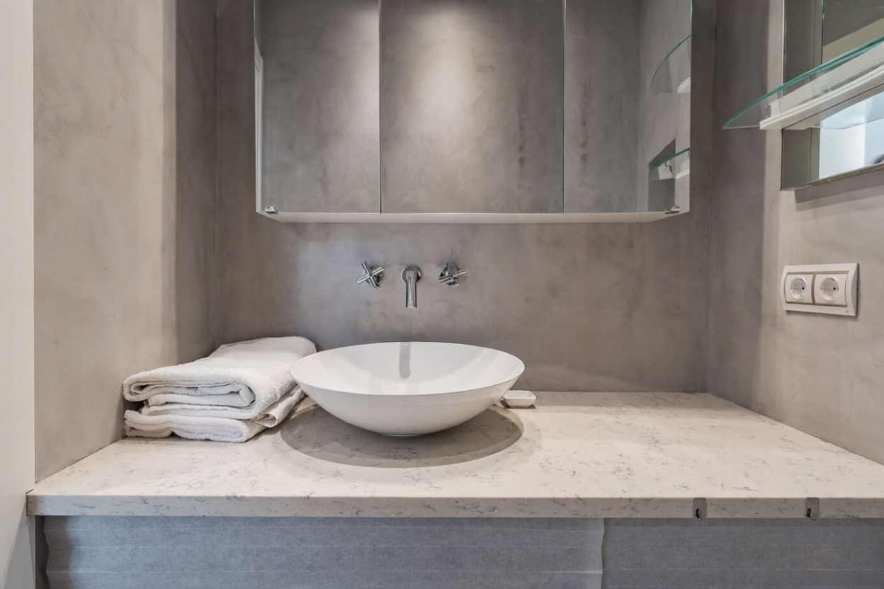 Chalet with direct beach access in Sitges — Bathroom