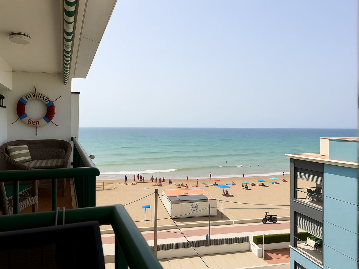 Apartamento em primeira linha de praia em Calafell — Terraço mar